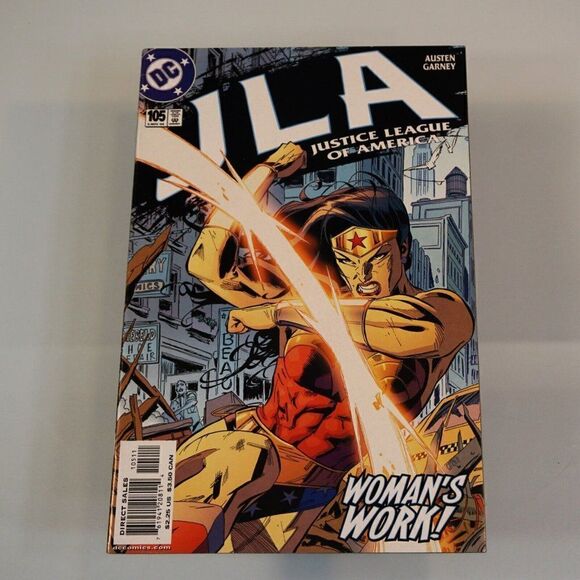 2 Issues JLA 2004 Justice League Of America #100 Schism #105 Womans Work - Picture 3 of 10